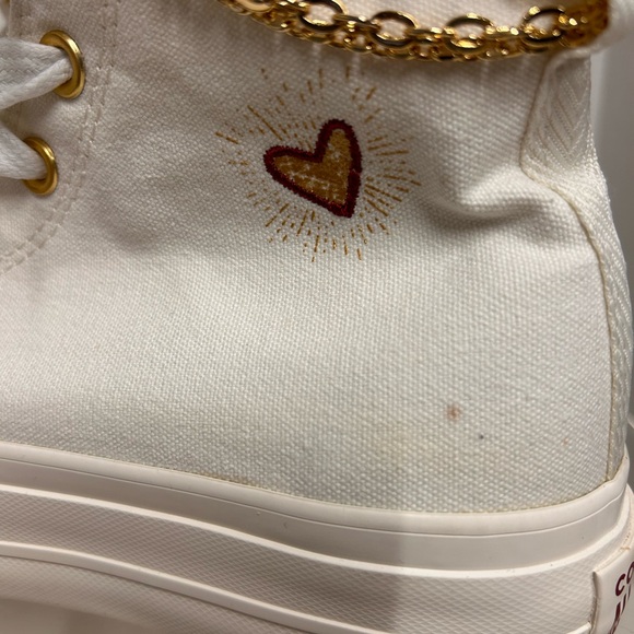 Converse CTAS Lift Hi Platform Gold Chain - Picture 8 of 15